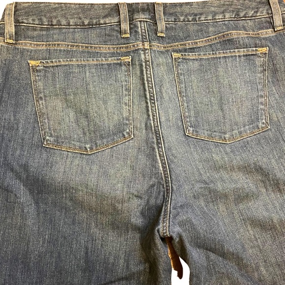 L.L. Bean Favorite Fit Women’s 16 Petite plaid lined blue jeans PRELOVED - Picture 12 of 13